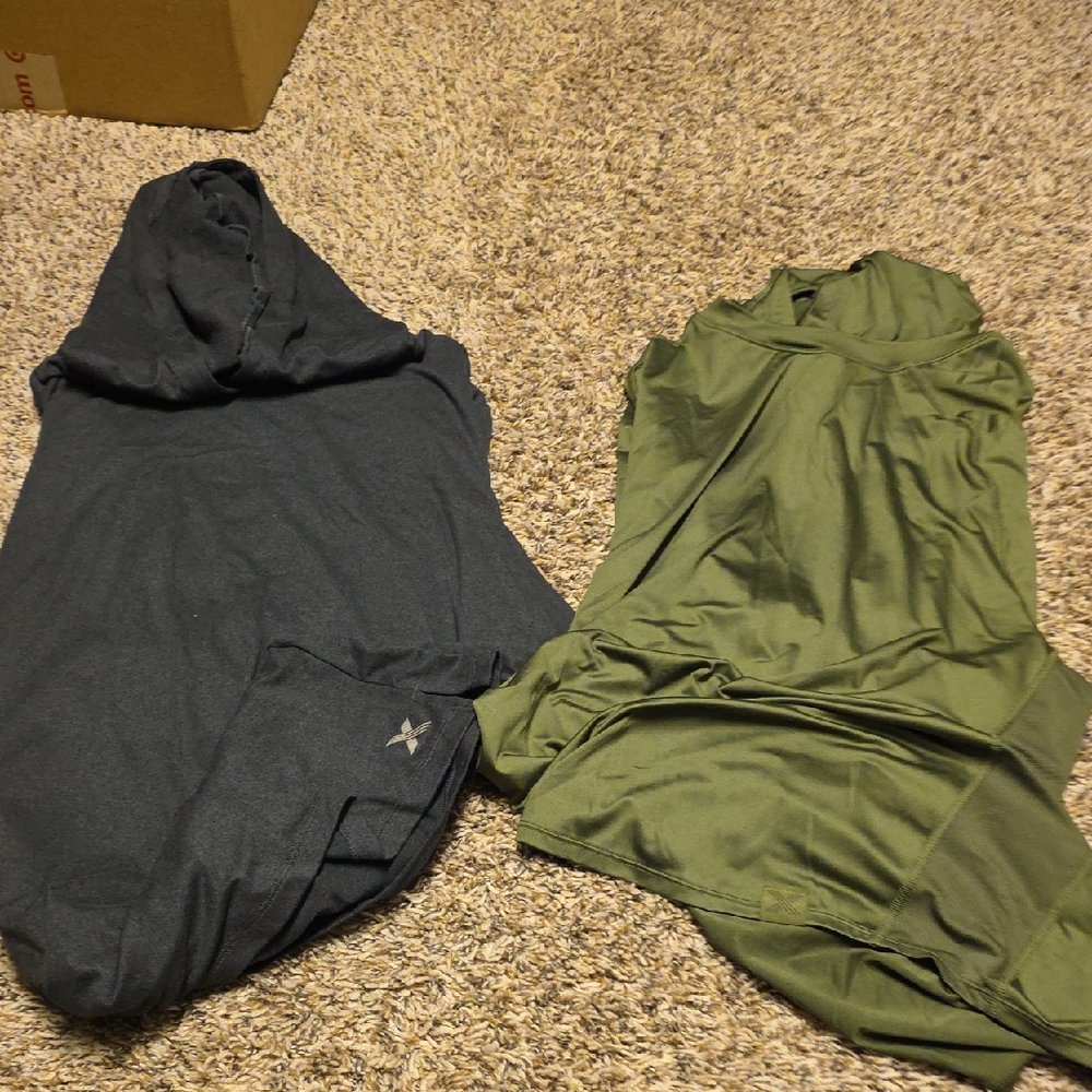 Black and Green Long Seeve Shirts